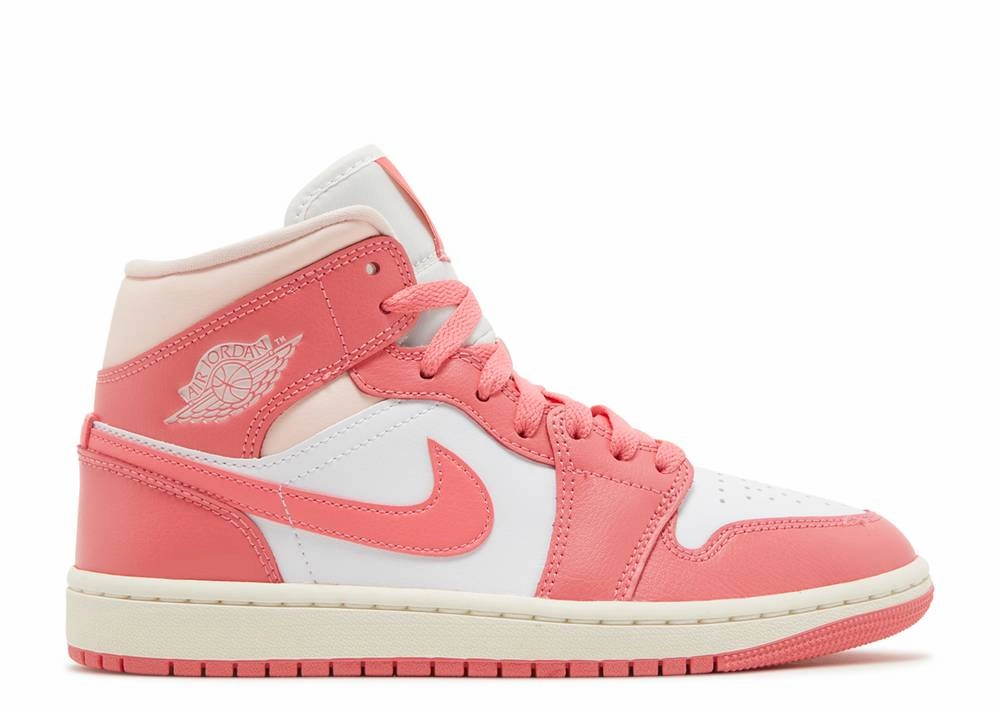 Cushion Comfort Jordan 1 Mid Strawberries And Cream (W)