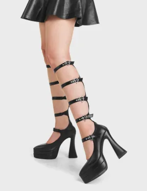 Sweet Talking Woman Platform Knee High Boots