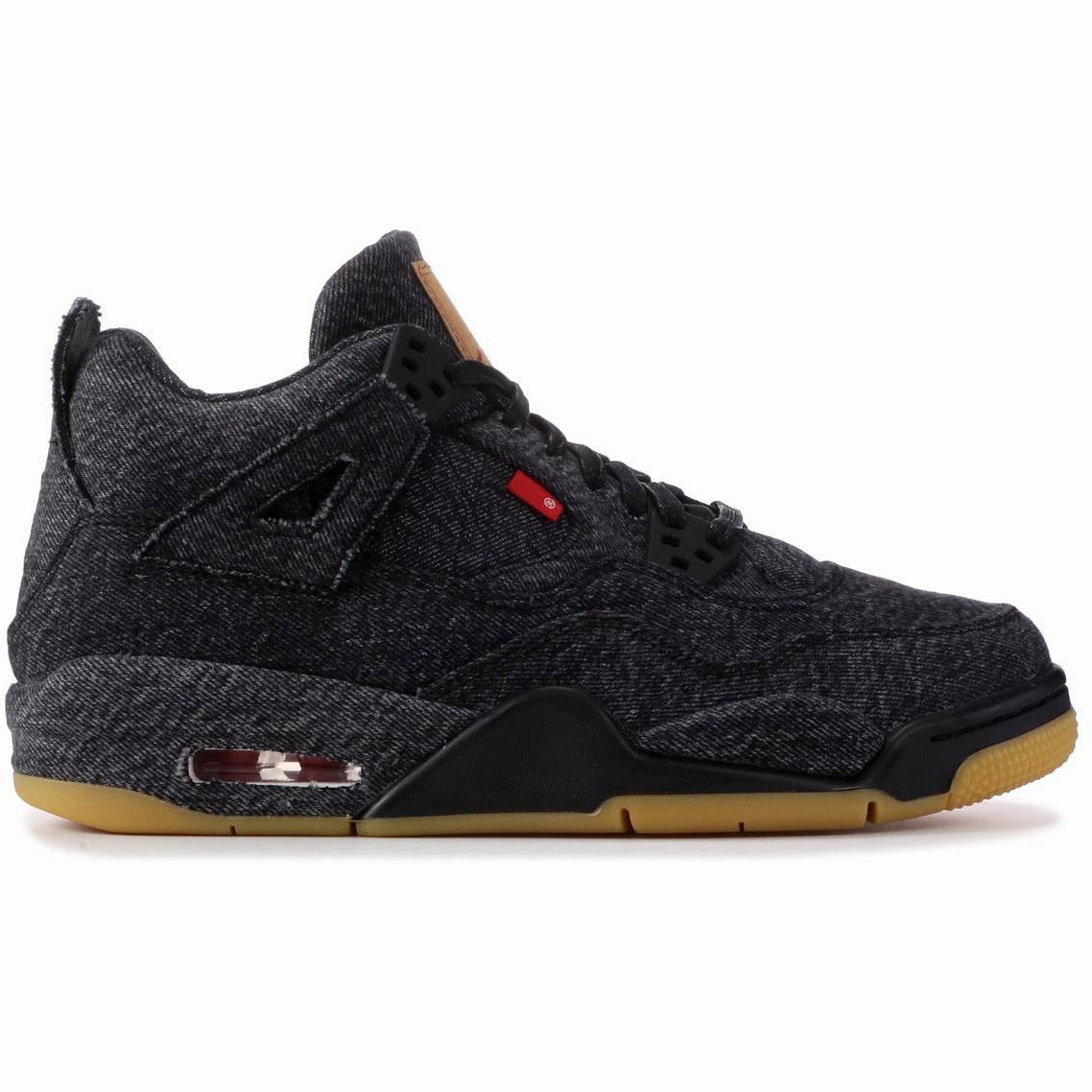lightweight pants Levis X Air Jordan 4 Retro "Black Denim" (GS / Juniors) (2018)