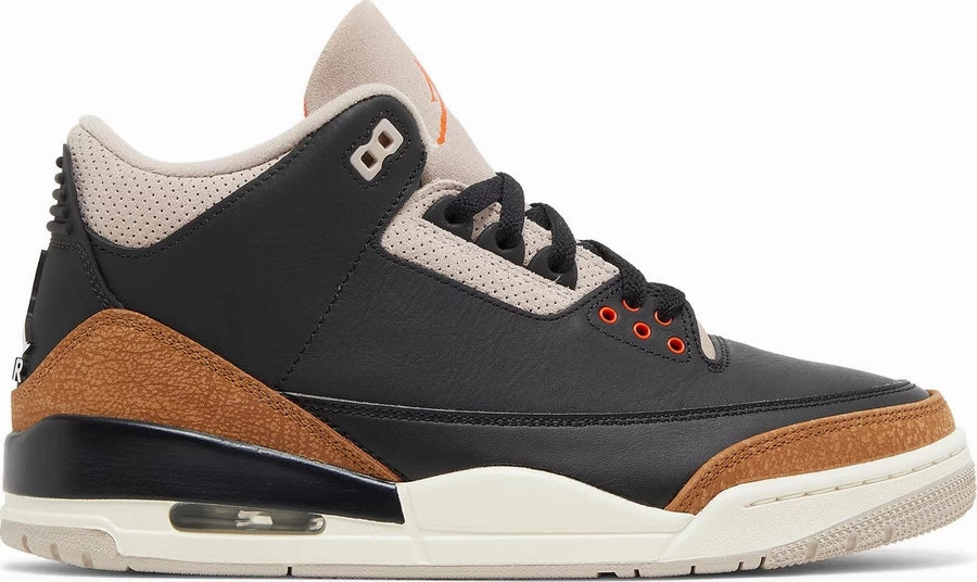 Air Jordan 3 Retro 'Desert Elephant' Rubber Traction Grip Reinforced Stitch Bonding