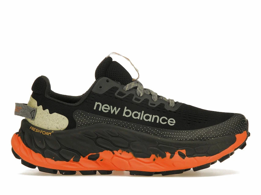 New Balance Fresh Foam X More Trail v3 Black Cayenne Shock Diffusing Platform indoor shoes