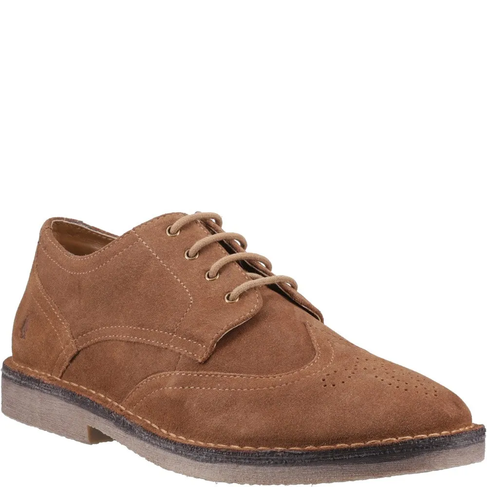 Tan Samson Wingtip Lace Up Shoes