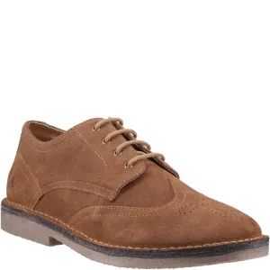 Tan Samson Wingtip Lace Up Shoes