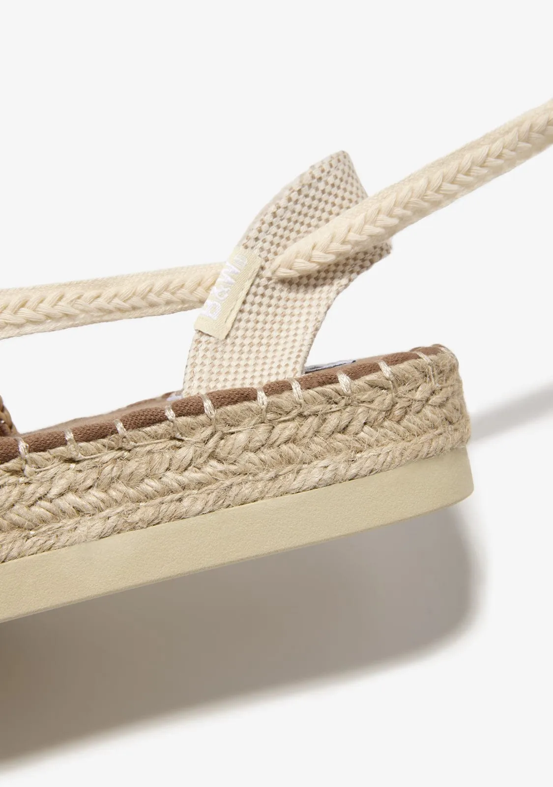 Tan Straps Espadrilles