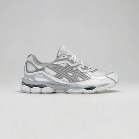 ASICS Gel-NYCWhite Oyster Grey slip - resistant shoes running at night