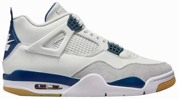 610460 Jordan 4 Retro SB Navy for intermediate Molded Insole