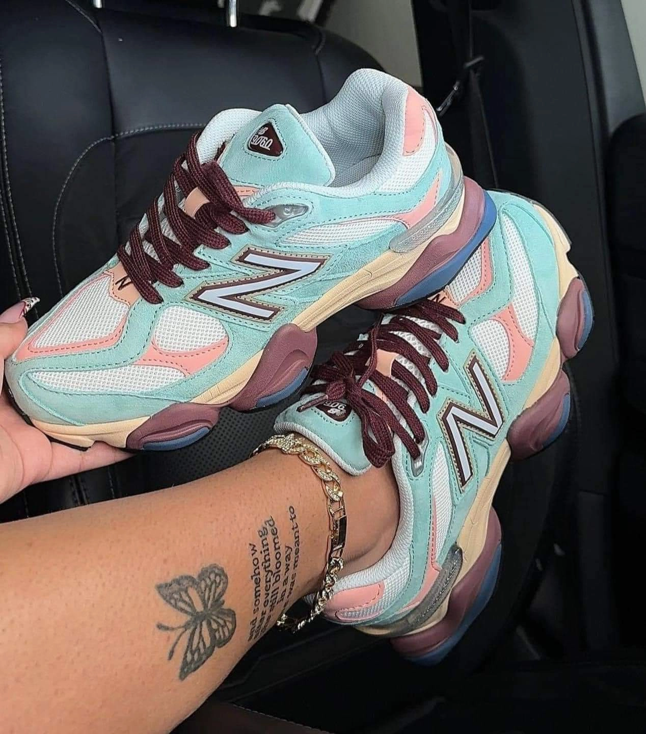 Comfort Canvas Glam shock absorption New Balance 9060 Clay Ash