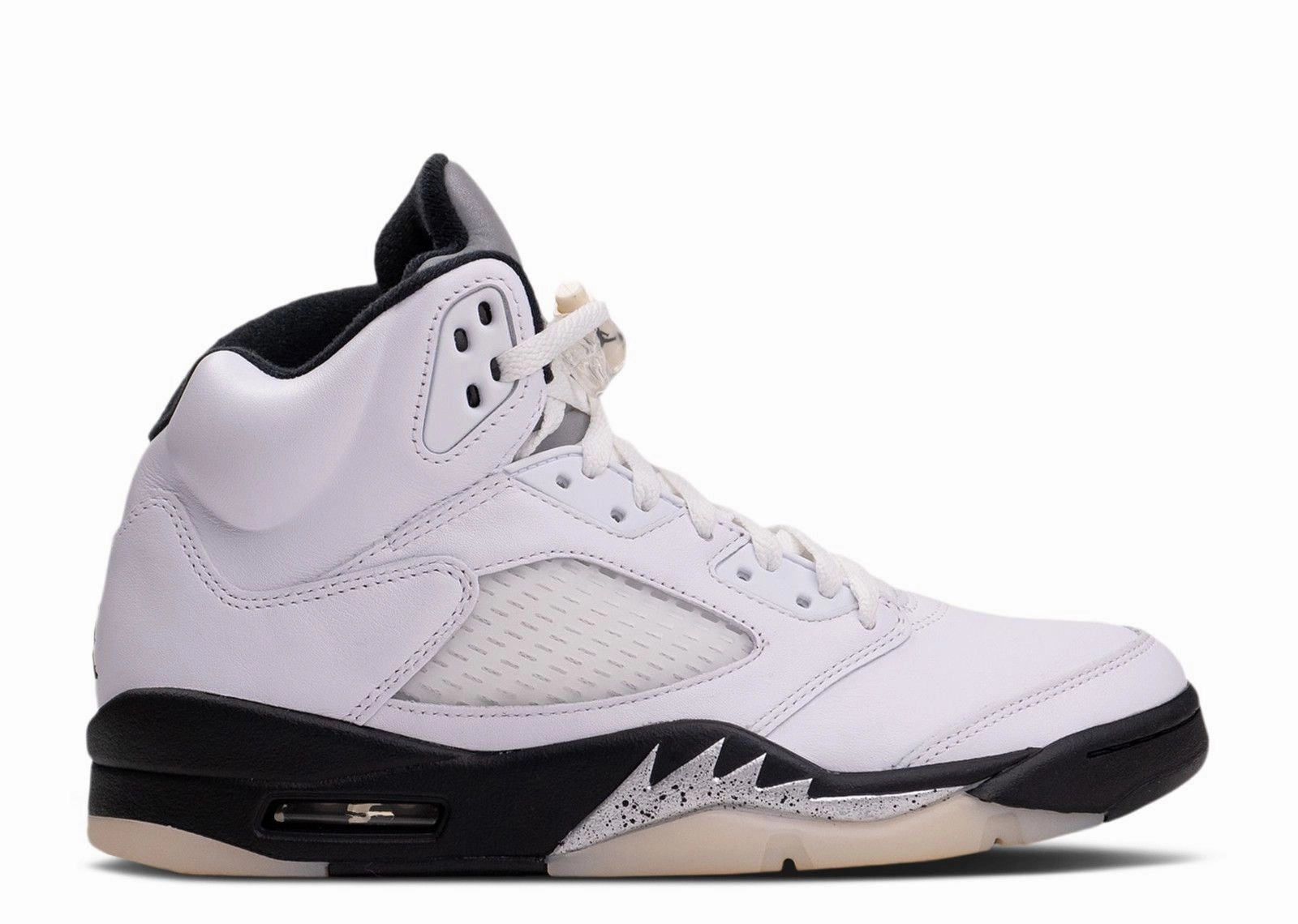 Air Jordan 5 Retro "White Black" (Wilmington Location) Smooth Outsole