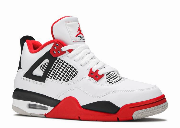 All - Around Performance padded insole shoes Jordan 4 Retro Fire Red 2020 (GS)