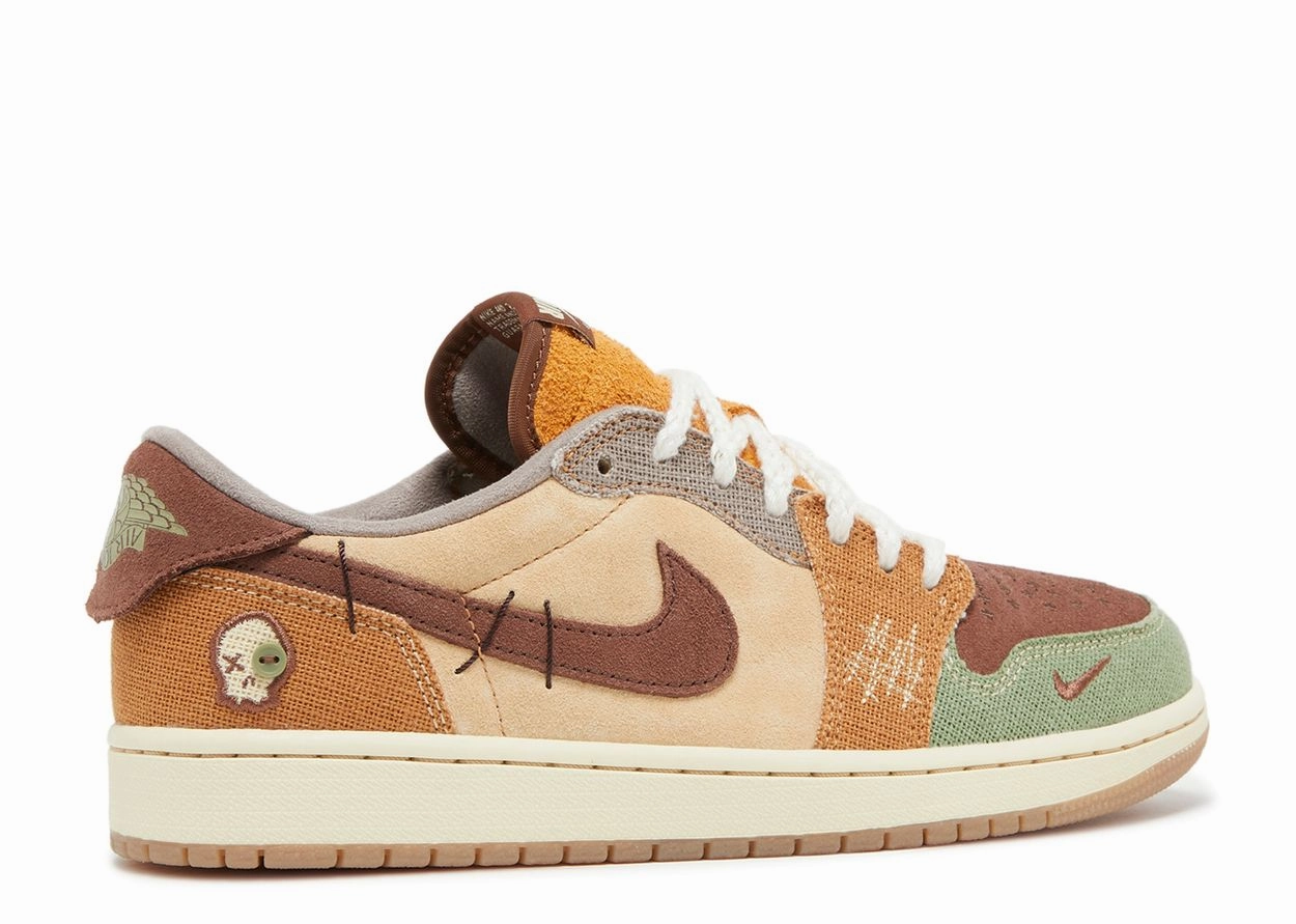 Zion Williamson x Air Jordan 1 Retro Low OG "Voodoo" Weekend Vibes Smooth Use