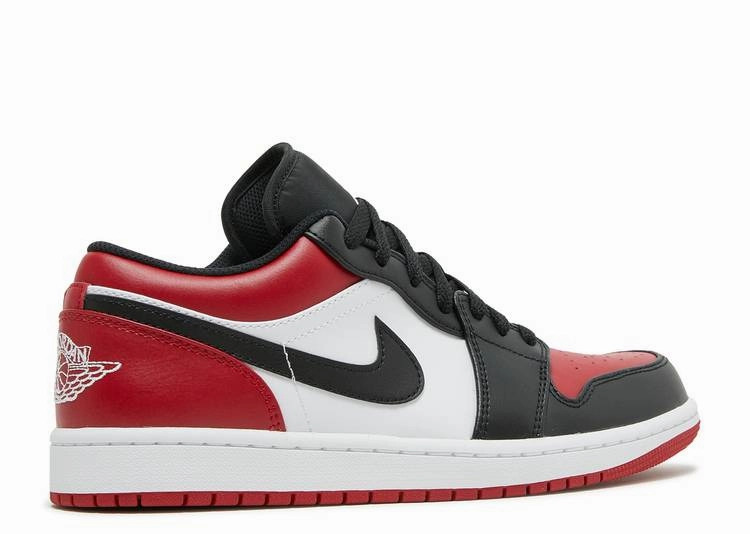 Jordan 1 Low Bred Toe Anti Slip Lacing