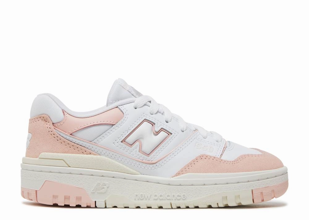 Anti Odor Technology New Balance 550 White Pink Sea Salt (GS)