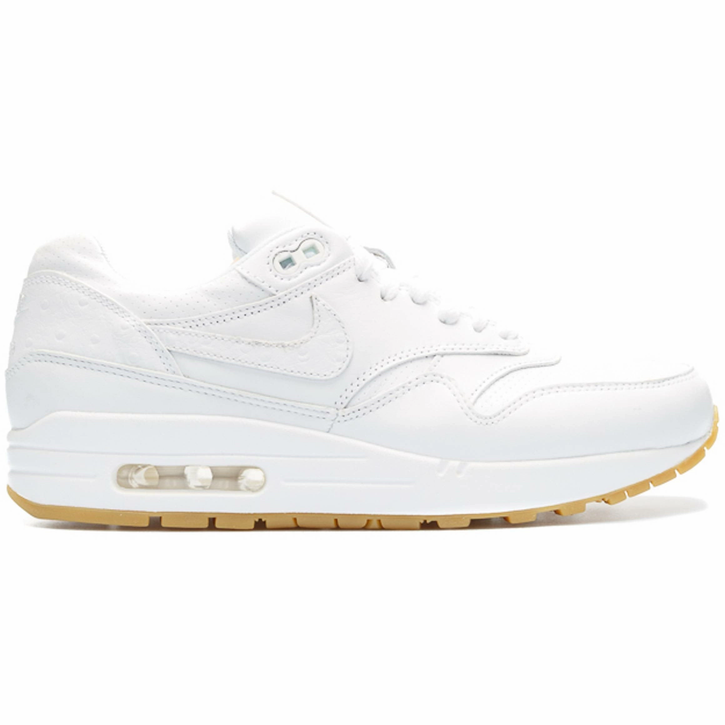 Comfy lining Breathable Outsole Air Max 1 Leather Pa "White/Gum" (2015)