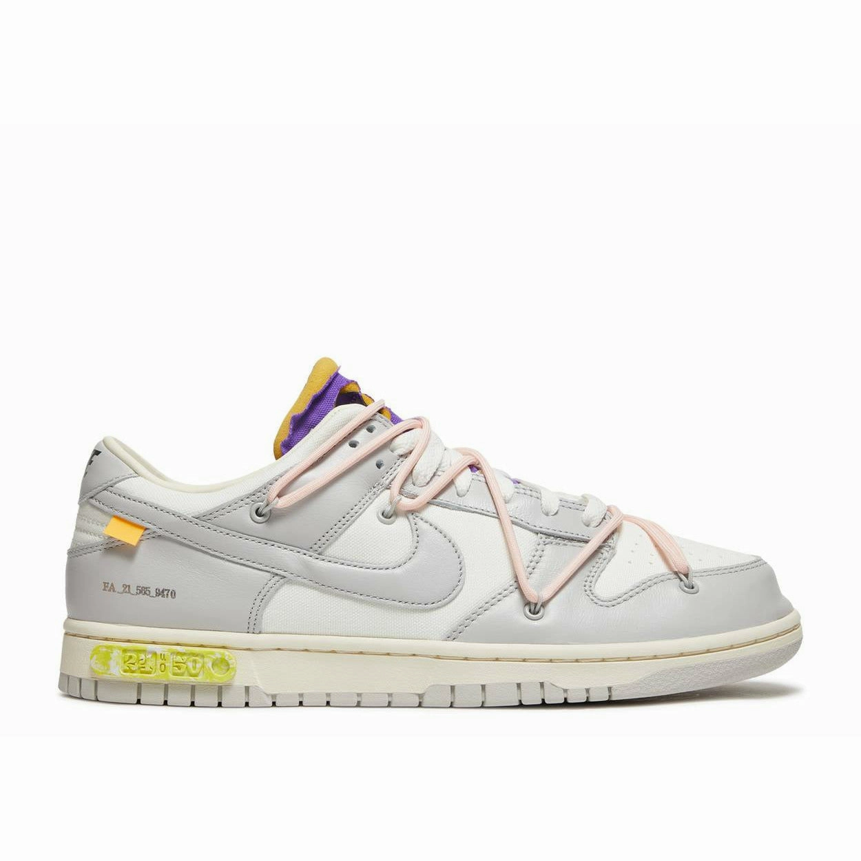 grip - enhancement - technology shoes Enhanced Performance Off White X Dunk Low Lot 24 Of 50 (2021)
