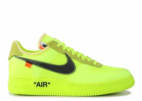 The 10: Nike Air Force 1 Low x OFF-WHITE "Volt" (Myrtle Beach Location) running in snow shoes