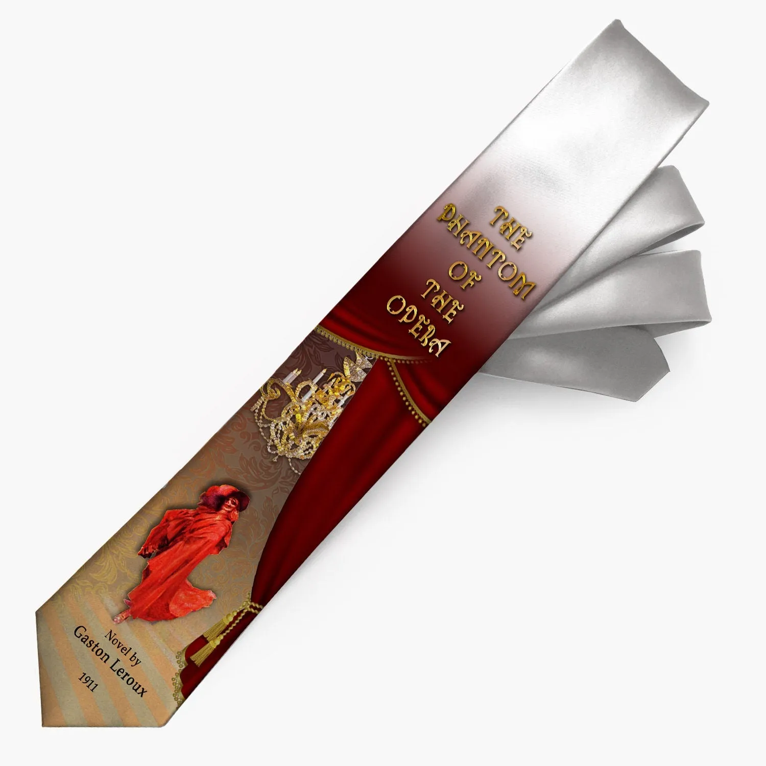 The Phantom of the Opera by Gaston Leroux Tie, Necktie with The Phantom of the Opera design.