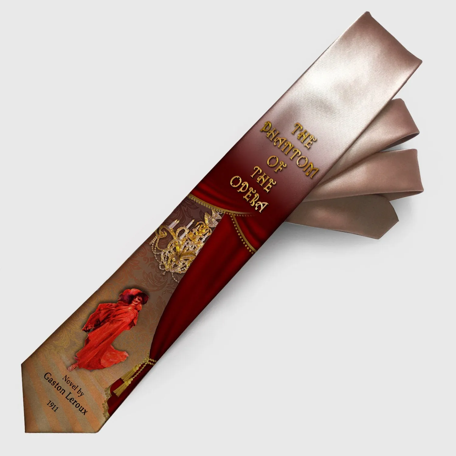 The Phantom of the Opera by Gaston Leroux Tie, Necktie with The Phantom of the Opera design.