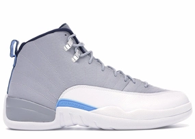 multi - density midsole Jordan 12 Retro Grey University Blue (Preowned Size 11)