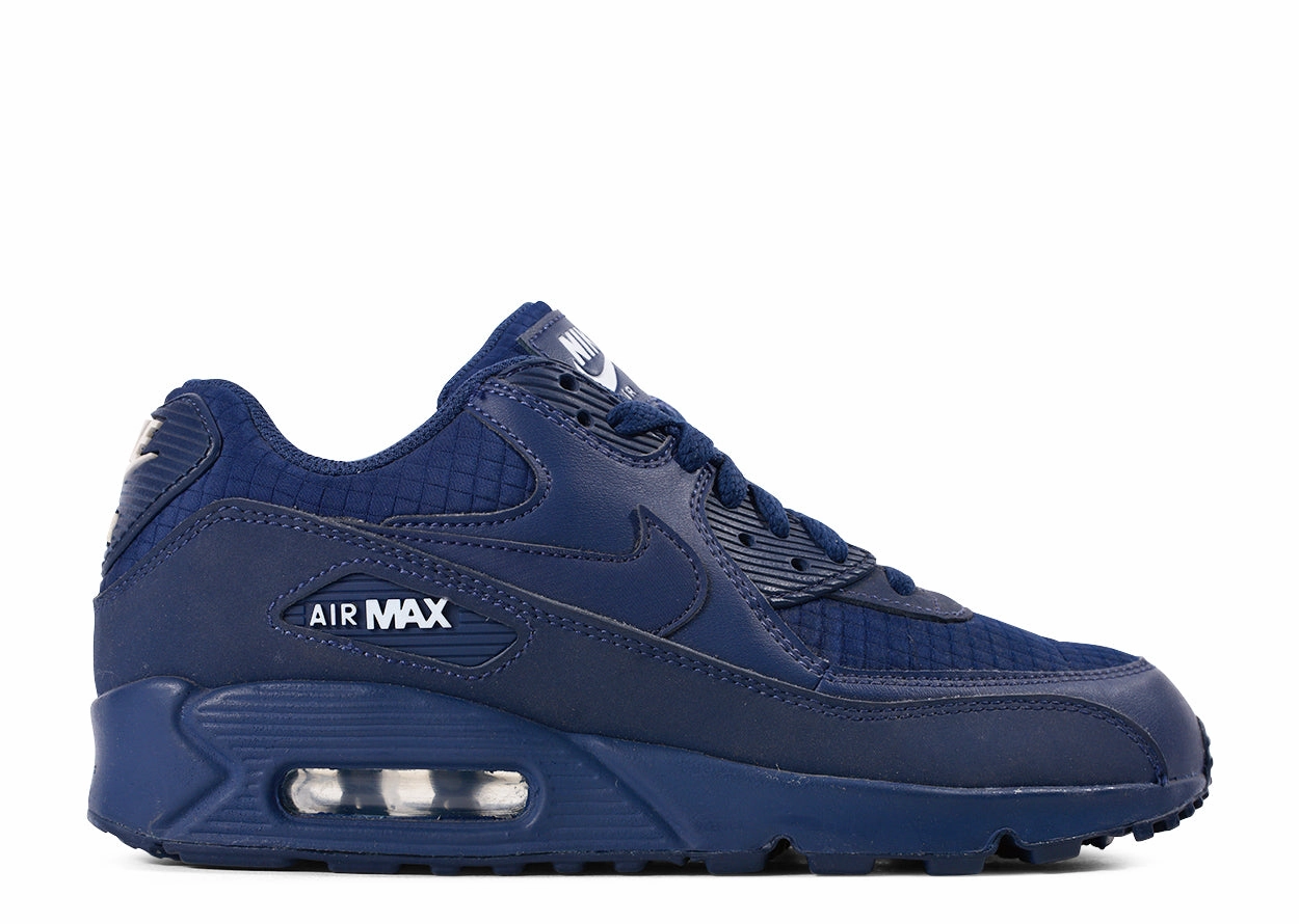 Air Max 90 Essential "Midnight Navy" (2019) AnkleSupport Elasticated Lacing