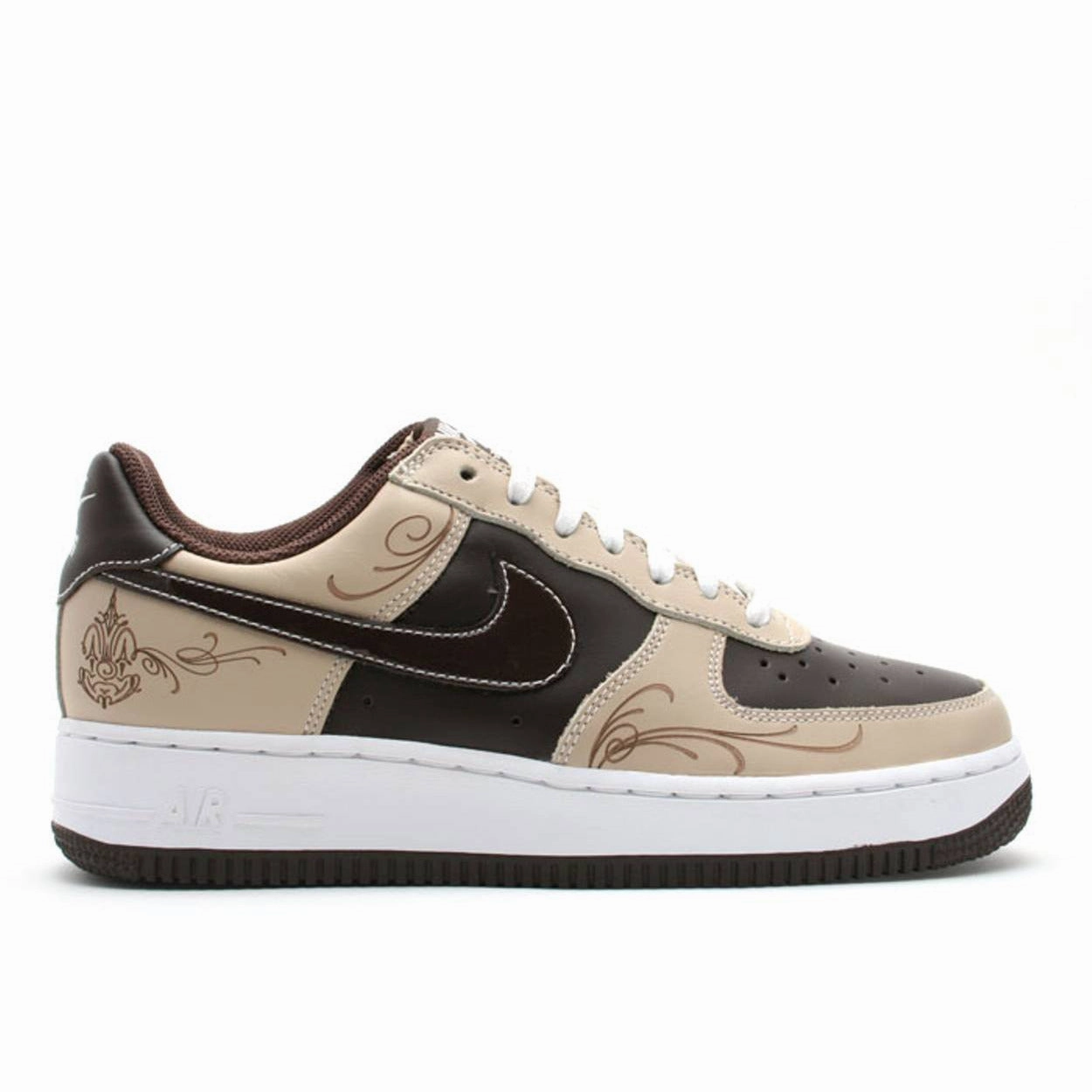 Mr Cartoon X Air Force 1 "Brown Pride" (2005) Running Pace Compression Midsole