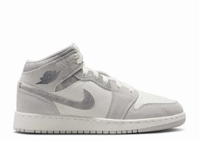 Air Jordan 1 Mid SE GS "Neutral Grey Sail" (Myrtle Beach Location) Professional Fit