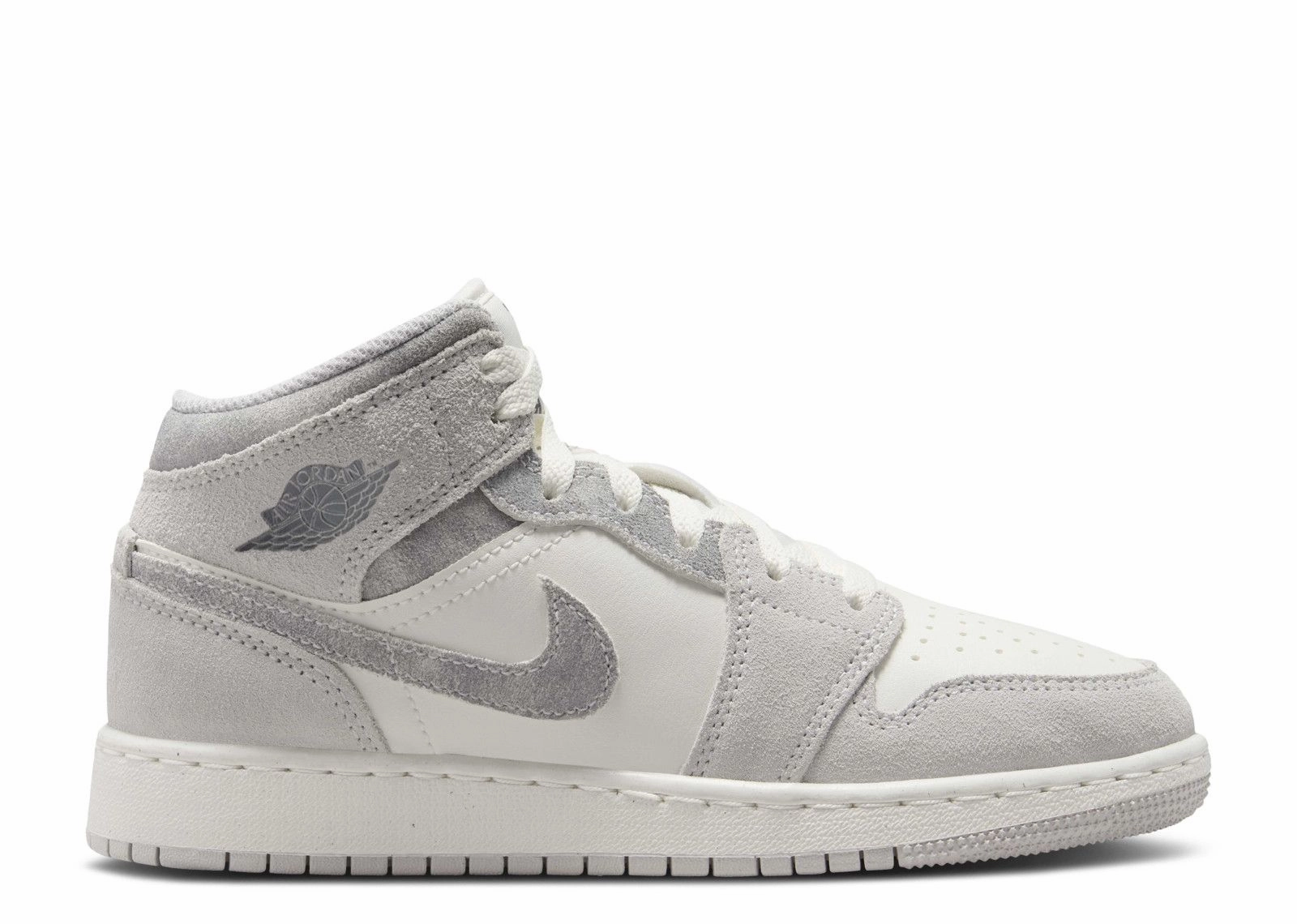 Ultra Cushioned Heel Athletic Choice Air Jordan 1 Mid SE GS "Neutral Grey Sail" (Myrtle Beach Location)