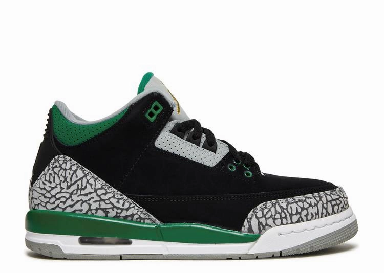 Jordan 3 Retro Pine Green (GS) (Preowned) stability running shoes moisture - wicking - technology shoes