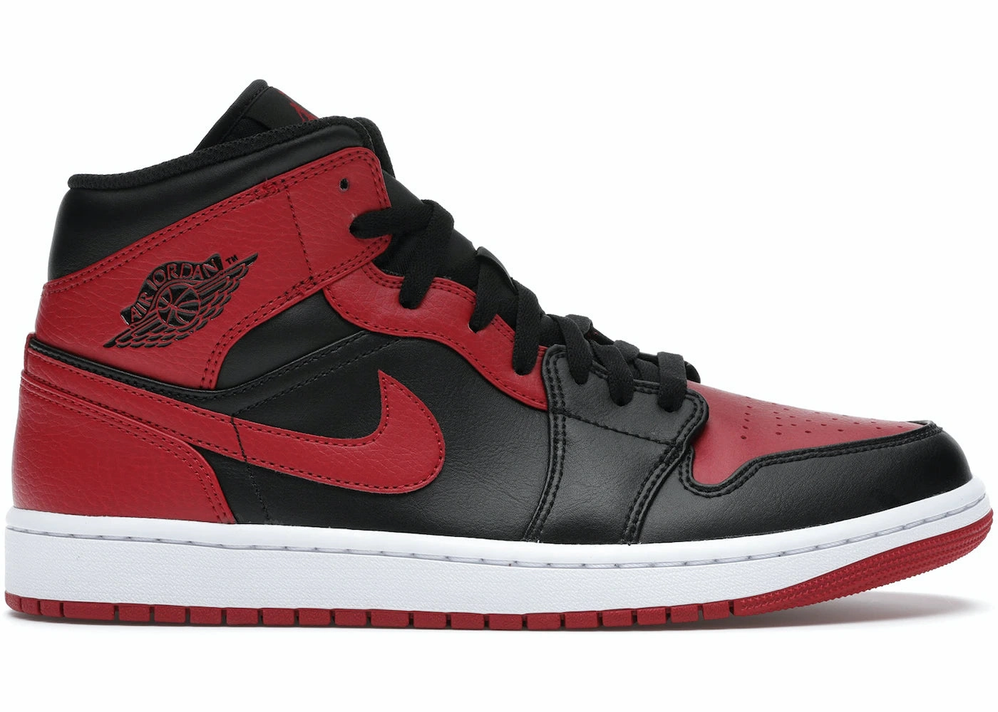 Jordan 1 Mid Banned (2020) Contoured Footbed Geometry Balanced