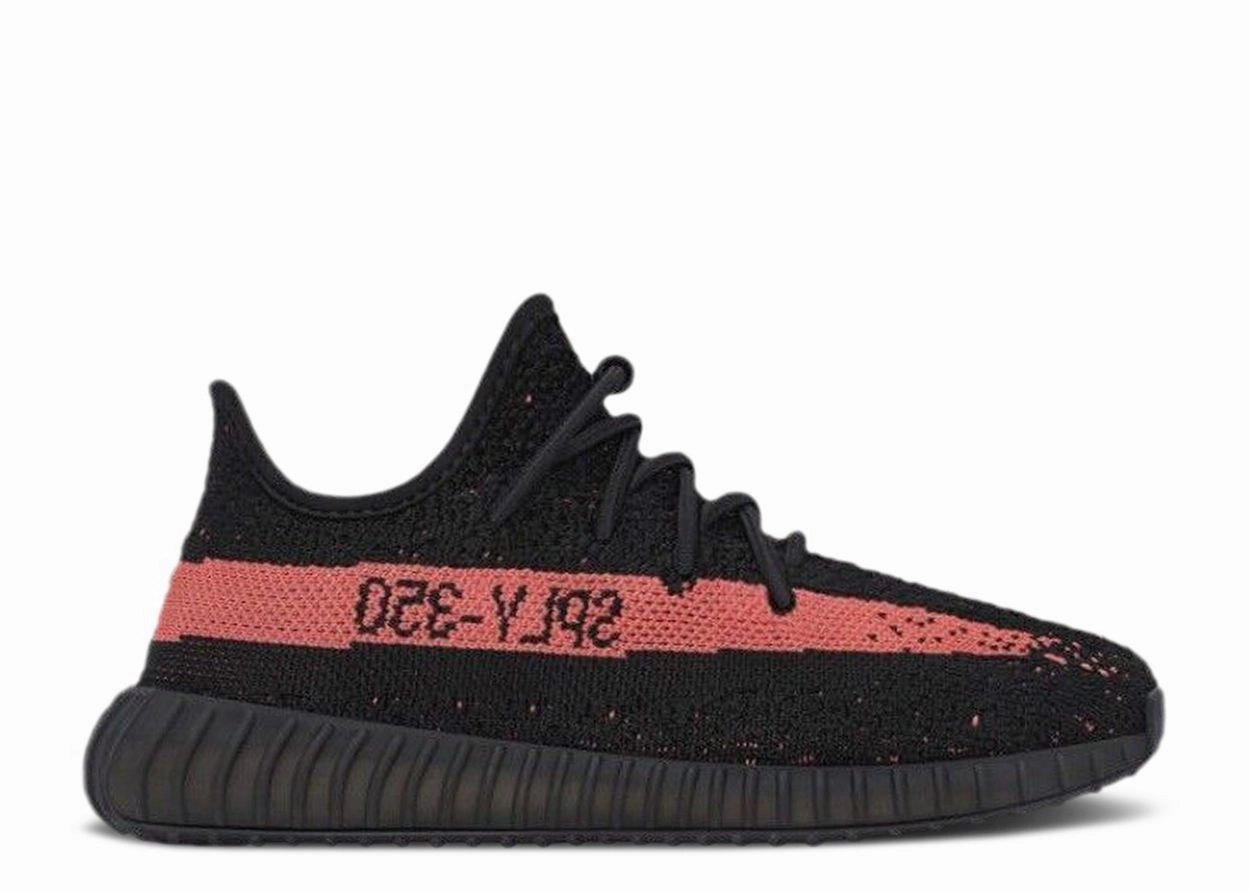 Wear   Resistant Hike Club Yeezy Boost 350 V2 Kids "Red"