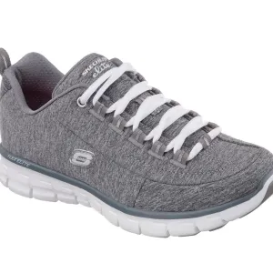 These show light use! Skechers Elite Women's Memory Foam Shoes in Grey, Sz 7.5