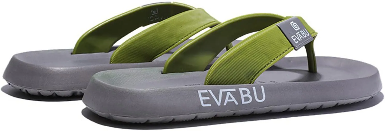 Thong Sandals Slippers for Beach Walking Mens Flip Flops Open Toe for Men for Summer Soft Footbed