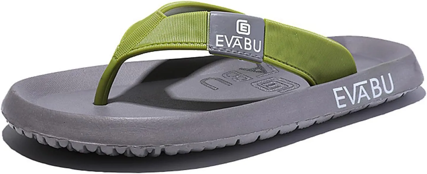 Thong Sandals Slippers for Beach Walking Mens Flip Flops Open Toe for Men for Summer Soft Footbed