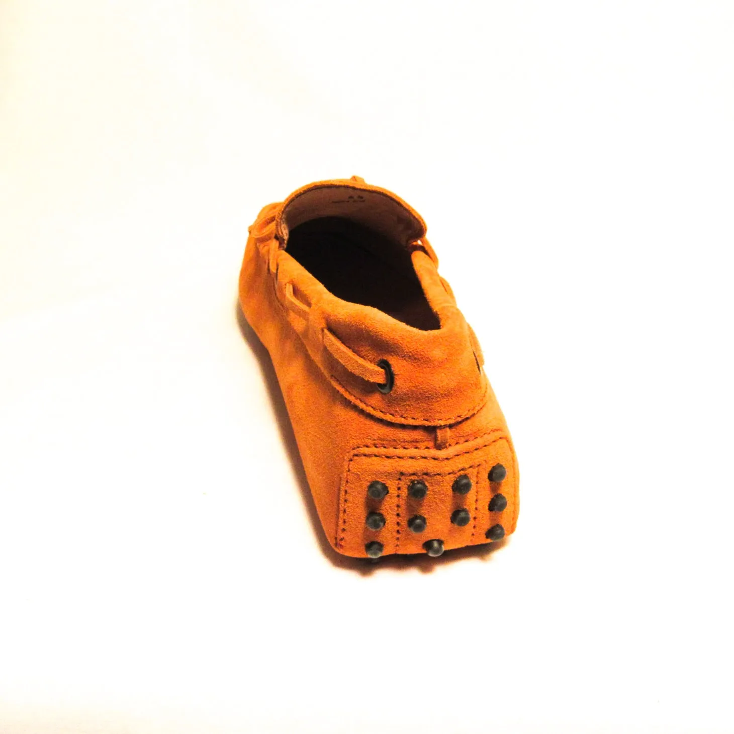 Tod's Suede Tie Moccasins - Orange