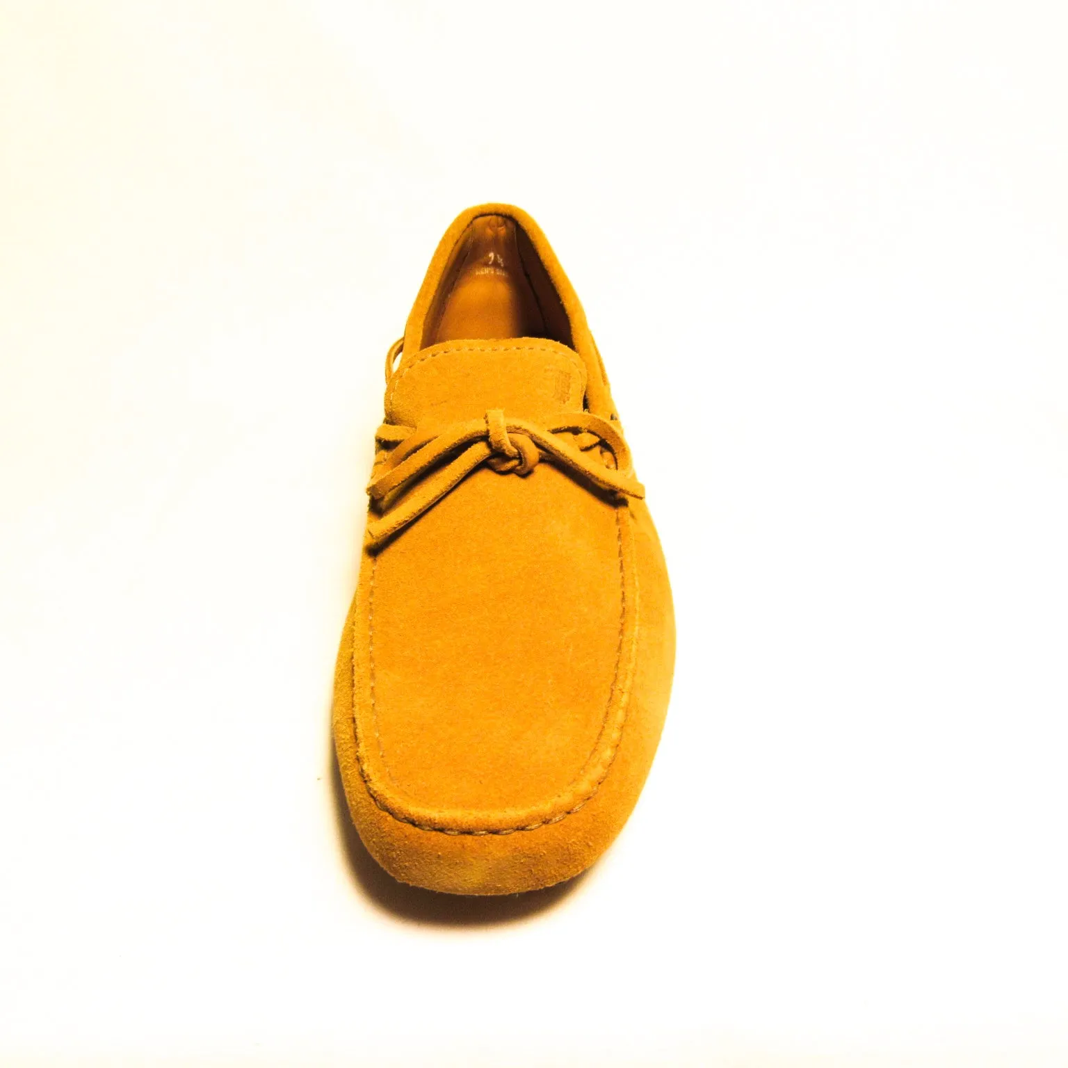 Tod's Suede Tie Moccasins - Yellow