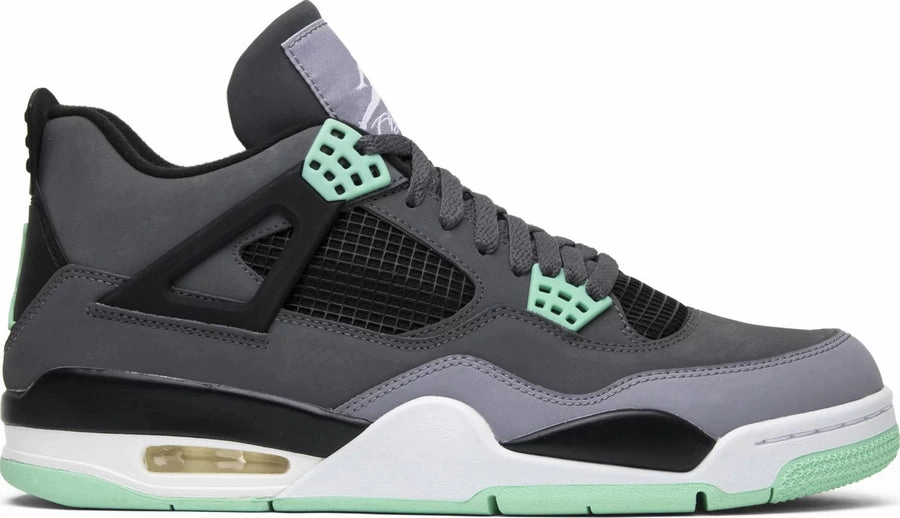 Air Jordan 4 Retro 'Green Glow' Easy Steps
