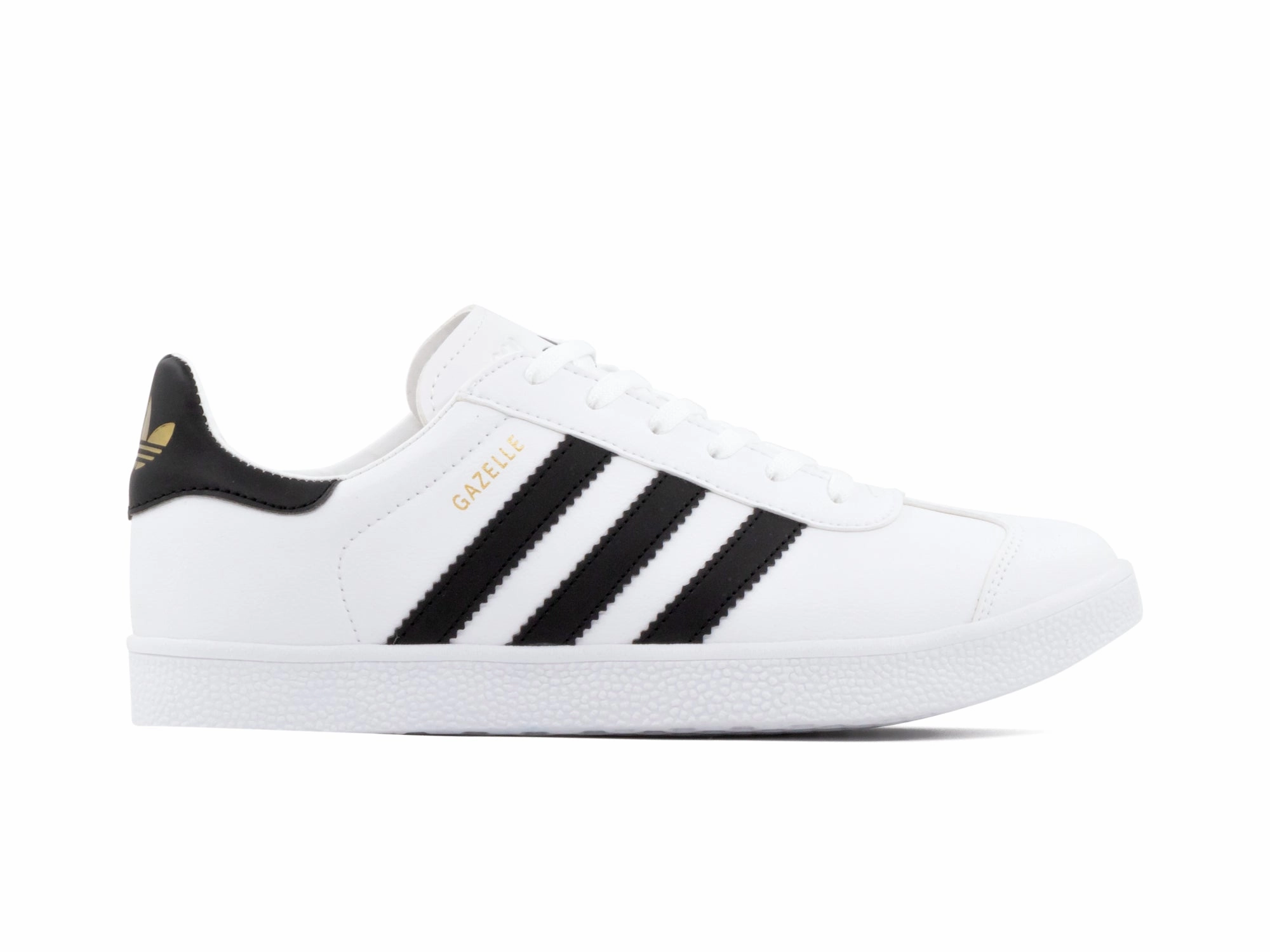 Anti Slip Pattern Tenis Gazelle Blanco Negro