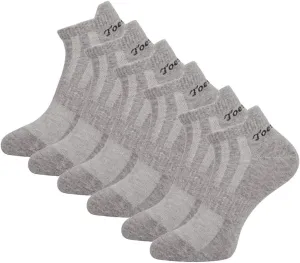 Toes&Feet Men's Anti Athletes Foot Odor Resist Anti-Sweat Thin Cotton Crew/Low Cut Sports Socks, Size 6-12