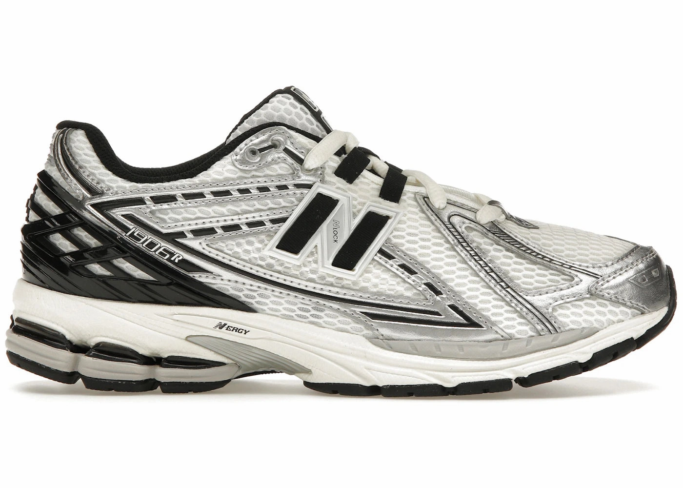 New Balance 1906RSilver Black Ventilated Footbed