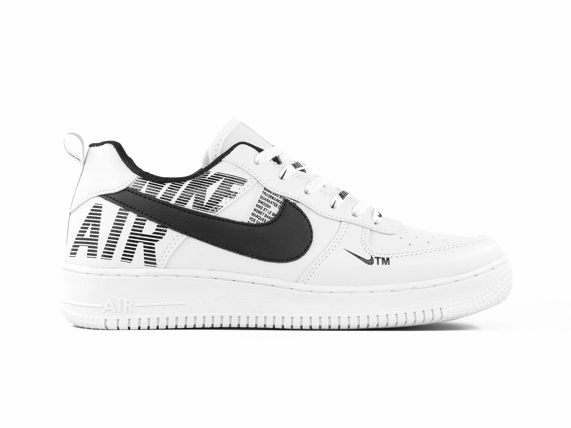 Tenis 420 Blanco Negro Negro Dynamic piece