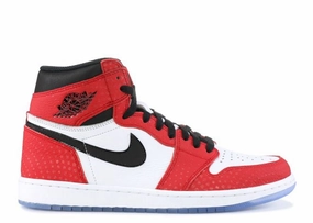 Classic sneakers Reinforced Stitch Bonding Jordan 1 Retro High Spider-Man Origin Story
