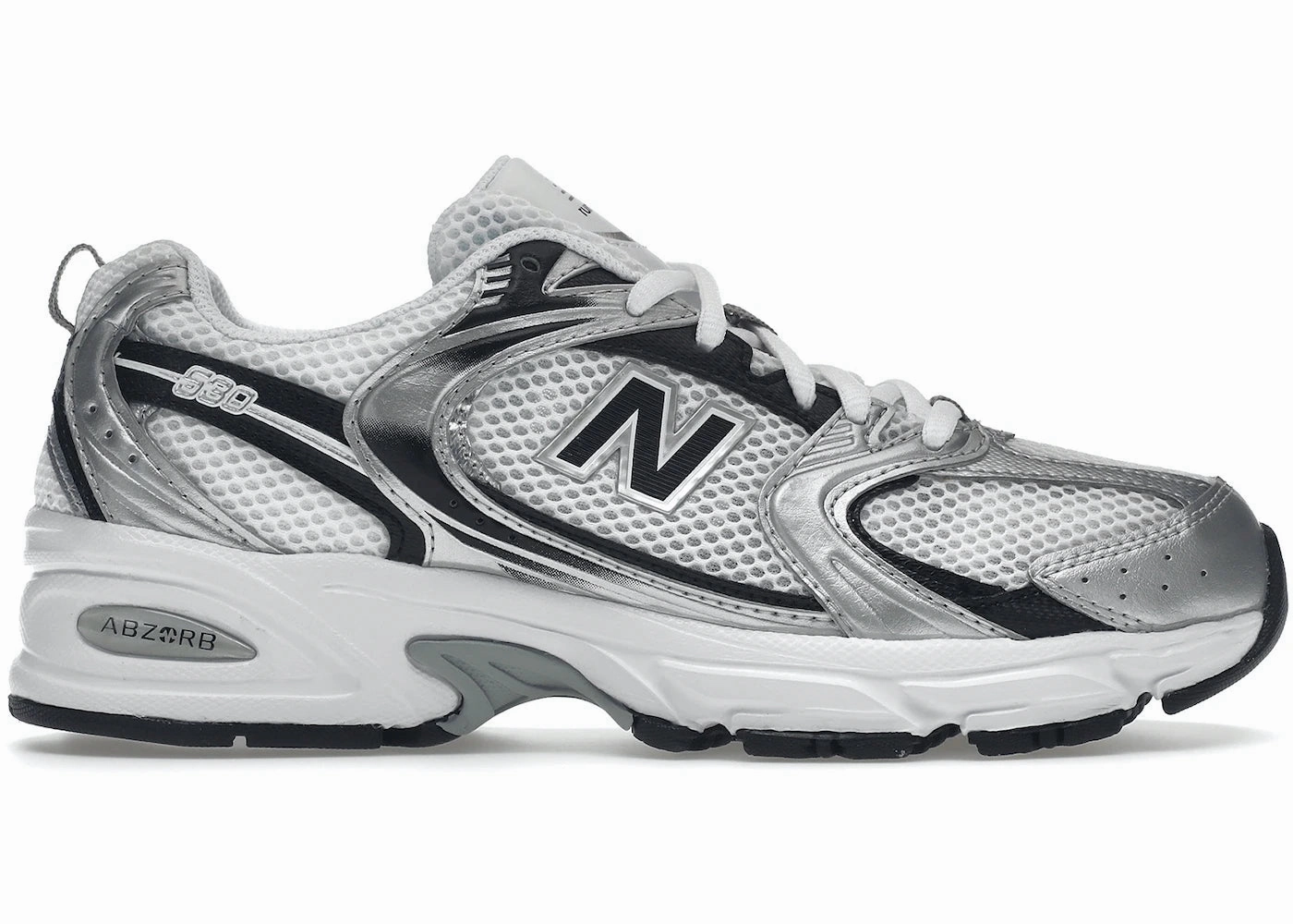 Lightweight Outsole composite material New Balance 530Zalando Exclusive White Silver