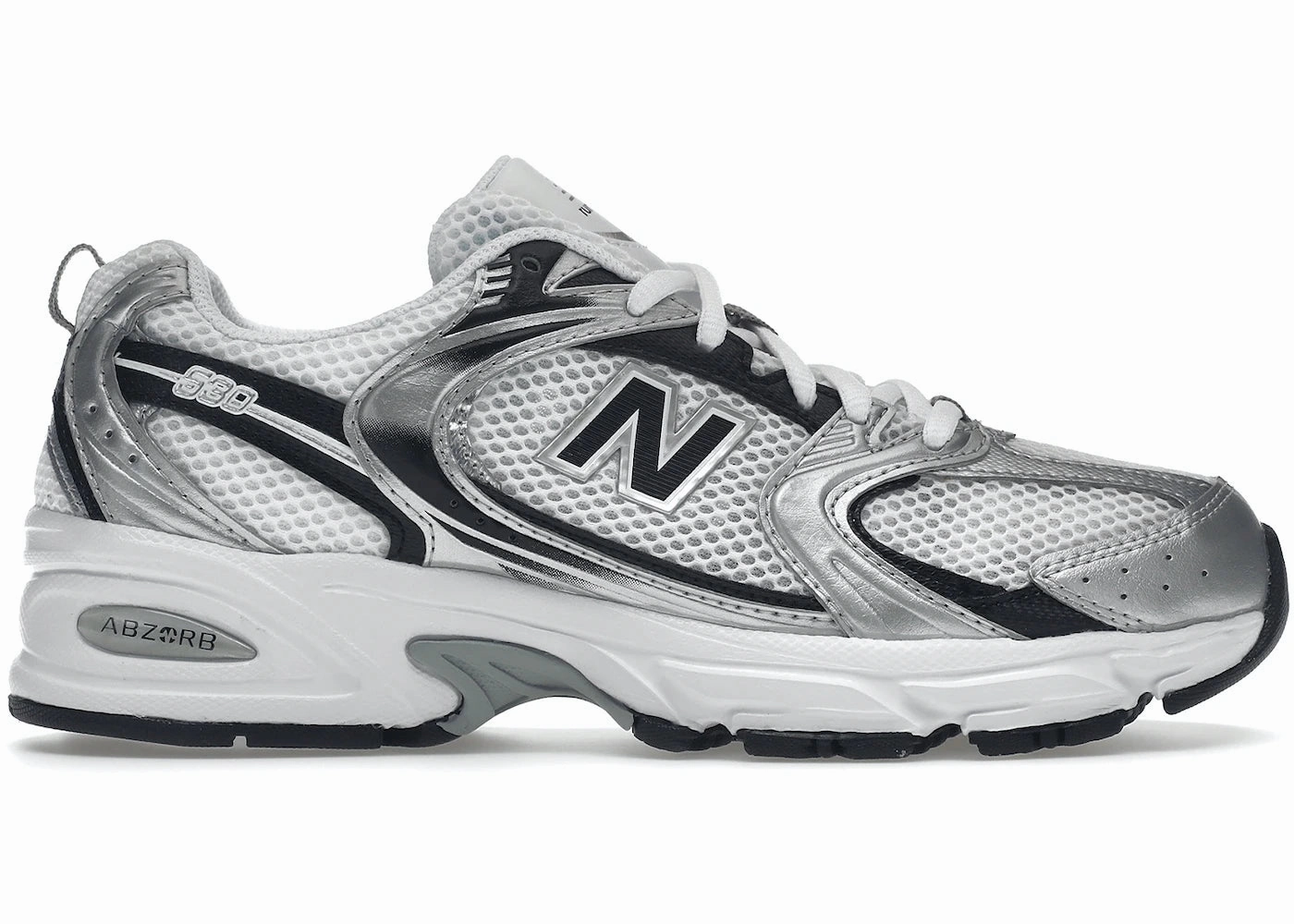 Barefoot feel New Balance 530Zalando Exclusive White Silver