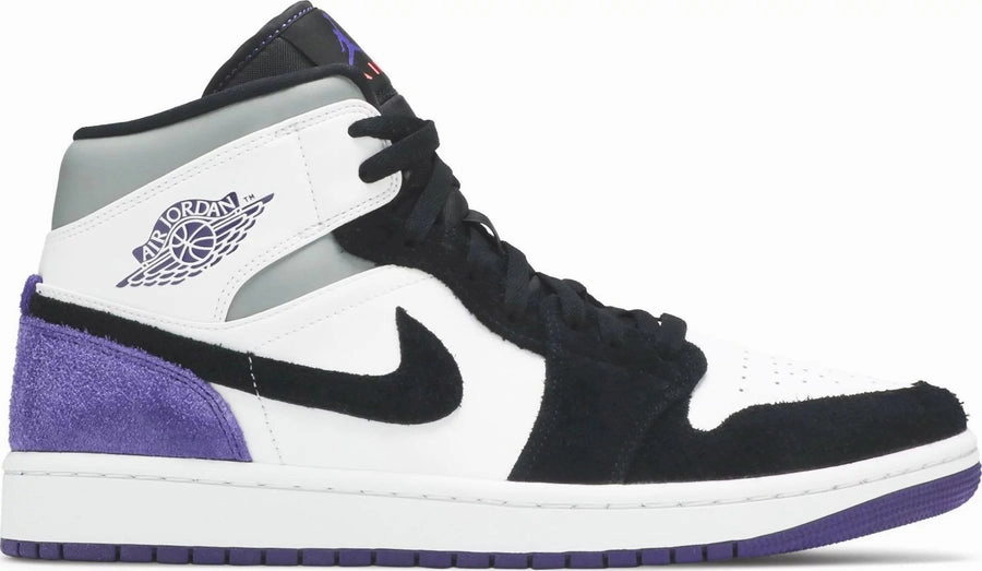 Air Jordan 1 Mid SE 'Varsity Purple' Comfortable Running Athletic Touch