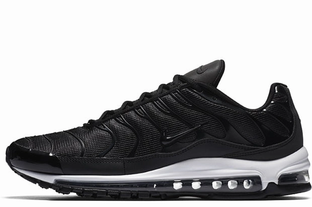 Nikelab Air Max 97 x Plus TN Black/White Ultra Cushioned Sole Gel Cushioning