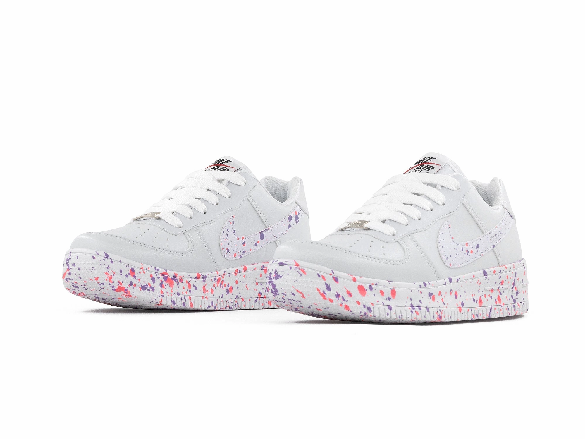 Tenis 270 Plus Charpeado Coral Lila suede upper Quick lace