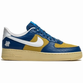 Undefeated x Air Force 1 Low "Blue Croc" (2021) Comfortable Midfoot High Top