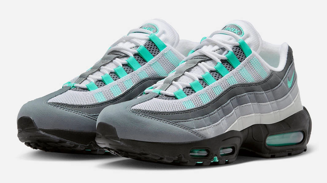 Nike Air Max 95 Hyper Turquoise Stylish Details Breathability