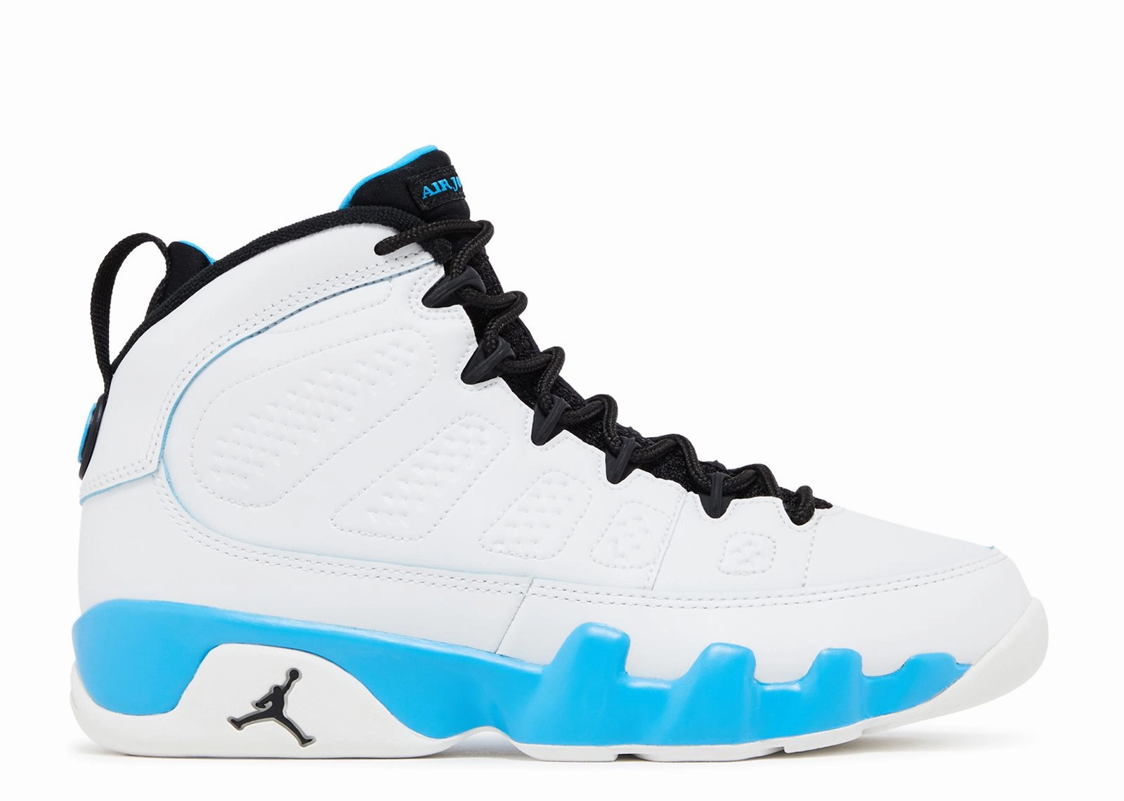 Air Jordan 9 Retro GS "Powder Blue" 2024 (Myrtle Beach Location) Supportive straps modern running wear