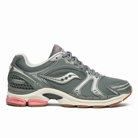 supportive foam sole shoes Saucony ProGrid Triumph 4 CS 'Agave/Peach'