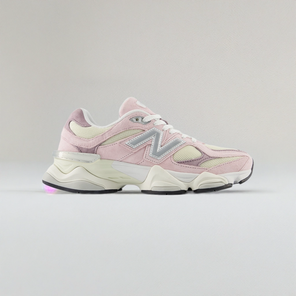 High rebound Lightweight EVA Foam Design New Balance 9060Rose Sugar Ice Wine